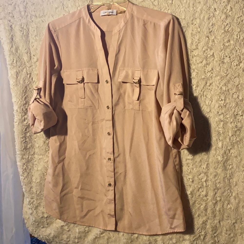 Calvin Klein button up blouse